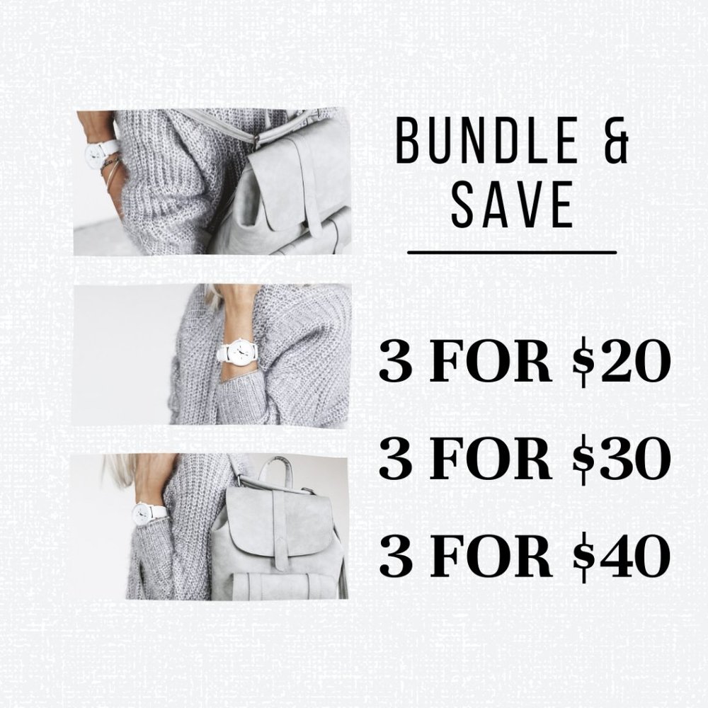 3 FOR $20 SALE
